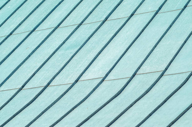 istock Seam Roof Cover from Galvanized Steel. 1134845947