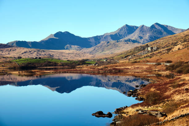 istock Mount Snowdon and Llynnau Lake 1134846288