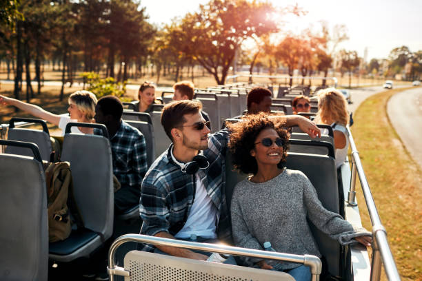 istock Open Top Bus Tour In The City 1134847789