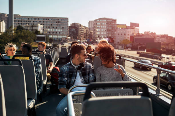 istock Open Top Bus Tour In The City 1134847970