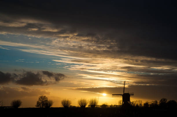 istock Zandwijkse Molen at Sunset 1134854304