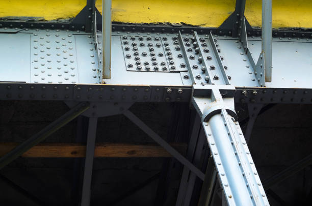 istock Steel Structure on Bolted and Riveted Joints 1134860400