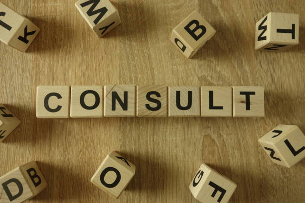 istock Consult word from wooden blocks 1134864283