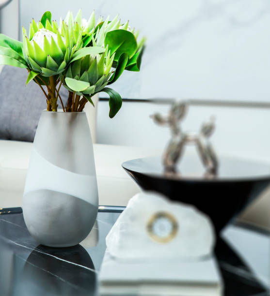 istock a pot of green plants on the table 1134866109