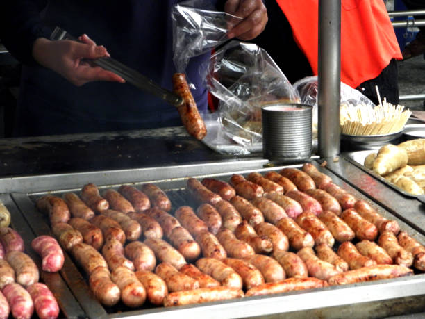 istock Taiwan snack, grilled sausage 1134866985