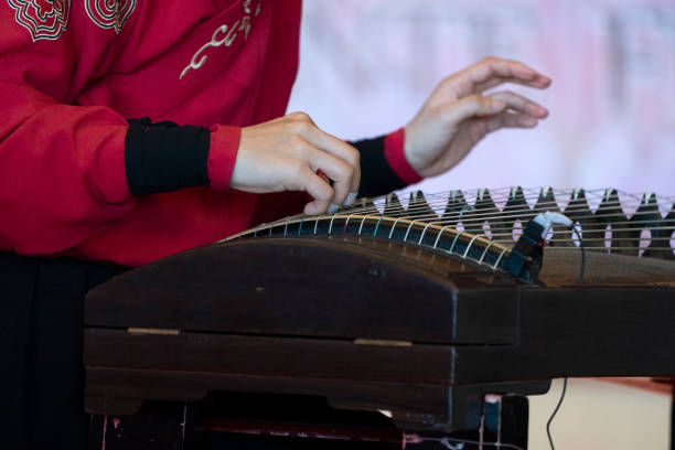 istock Koto japanese harp 1134868960