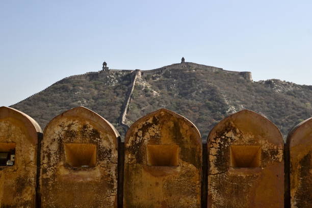 istock Ancient fortress wall of Amber Fort 1134870669