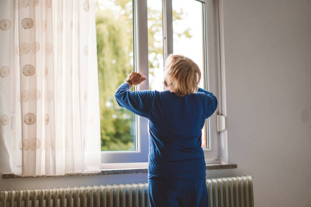 istock Letting in fresh morning air 1134871656
