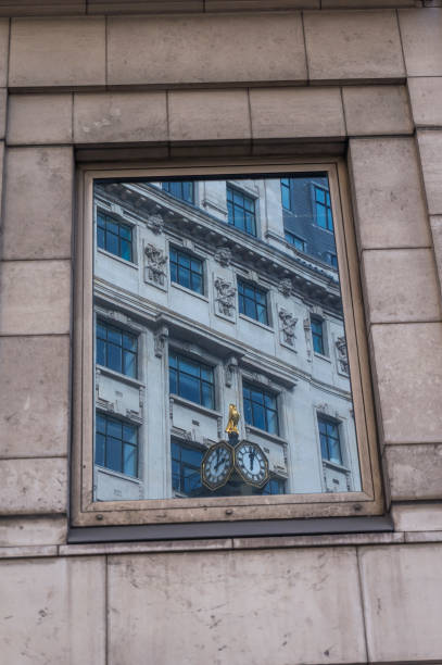 istock Inspirational mirrored building in London City 1134880552