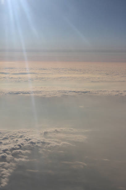 istock Panorama of clouds seen from the plane 1134887739