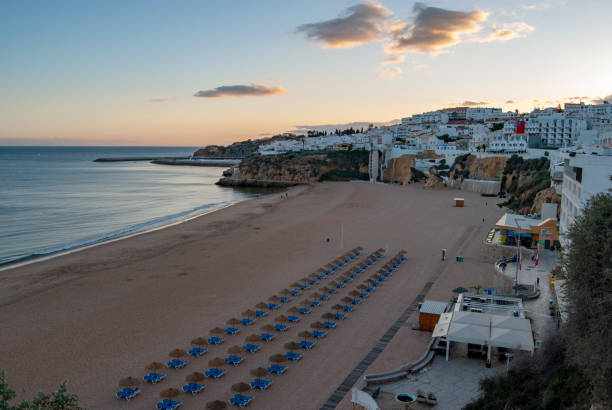 istock Albufeira beach in Portugal 1134890080