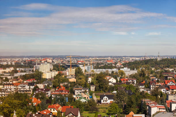 istock Krakow Cityscape With Lagiewniki District 1134896877