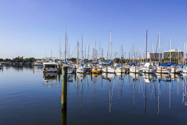 istock Reflections from a St Petersburg, Florida Marina 1134898200