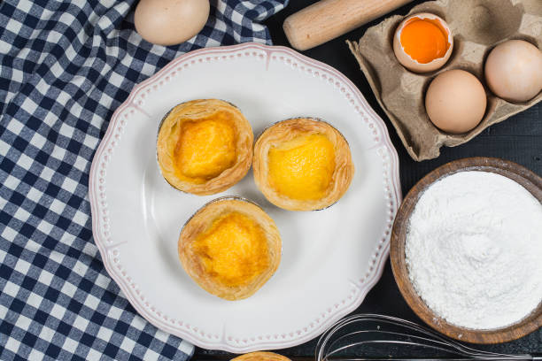 istock Egg tart, traditional Portuguese dessert, 1134899870