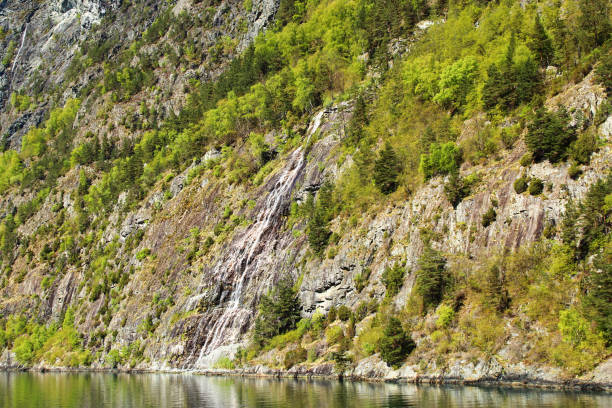 istock Norway Waterfalls into fjord 1134902118