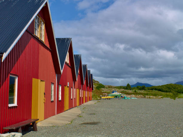 istock Norway Buck red sheds 1134902295