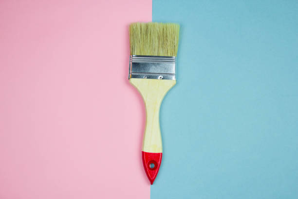 istock brush on a pastel blue and pink background 1134907548