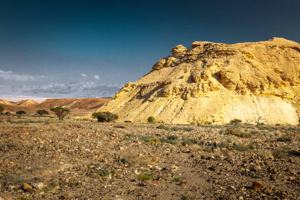 istock Desert mountain unique shape landscape view, Israel nature. 1134909836