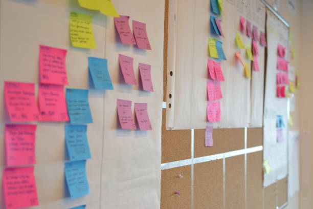 istock Kanban board of agile methodology 1134912752