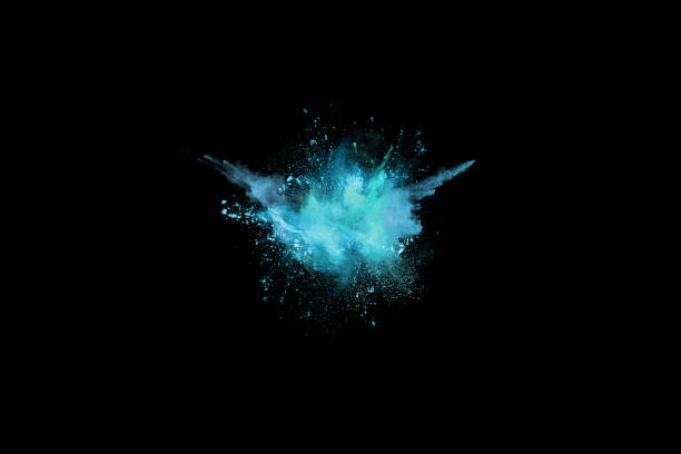 istock abstract blue powder splatted background,Freeze motion of color powder exploding/throwing color powder,color glitter texture on black background 1134914654