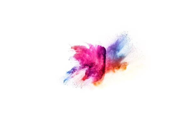 istock Colorful powder explosion on white background. 1134914694