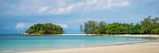 istock Tropical beach on Bintan island resorts, Indonesia 1134919075