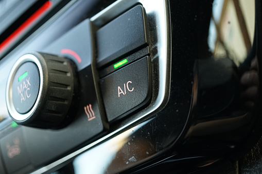 shot of car air conditioner