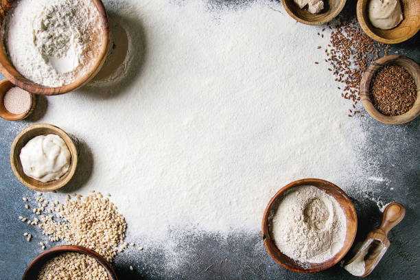 istock Variety of flour and grains 1134928323