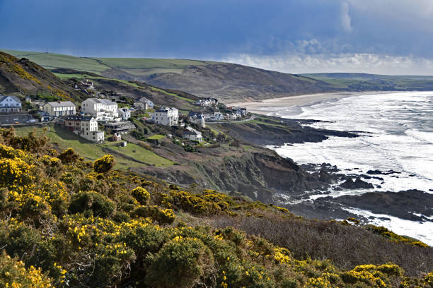 istock Mortehoe village and Woolacombe beach 1134932737