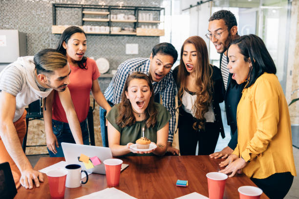 istock Birthday Celebration at the Office 1134933492