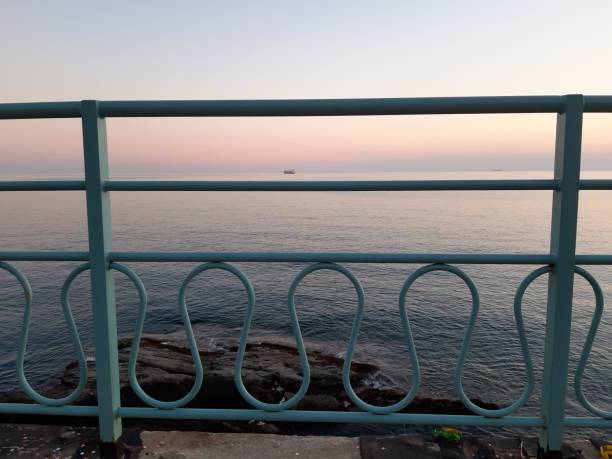 istock Sunset, sea and blue sky 1134937365