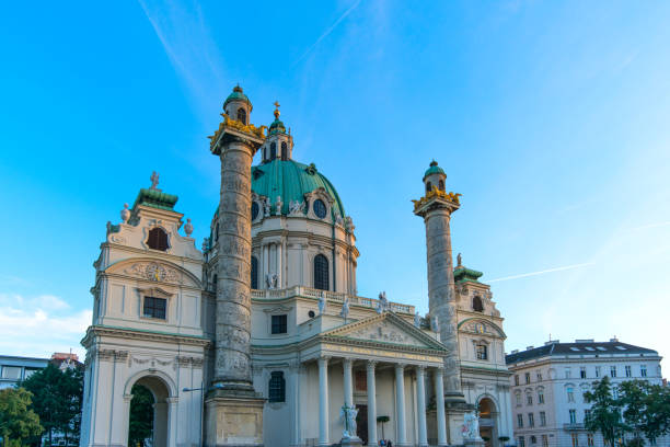 istock St. Charles Church (Karlskirche) in Vienna, Austria 1134937416