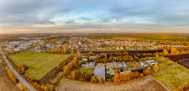 istock Philippsburg Huttenheim Germany Aerial view 1134938057