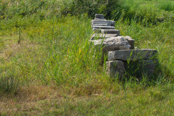 istock Heraion, archeological site, Samos Island, Greece 1134939566