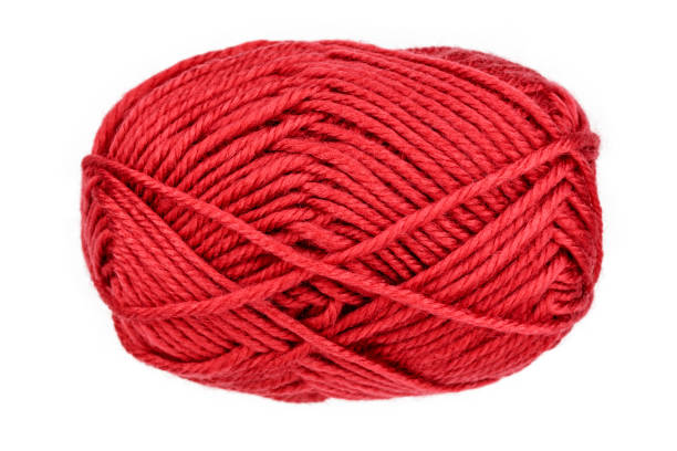 istock Ball of woolen thread on a white background 1134939962