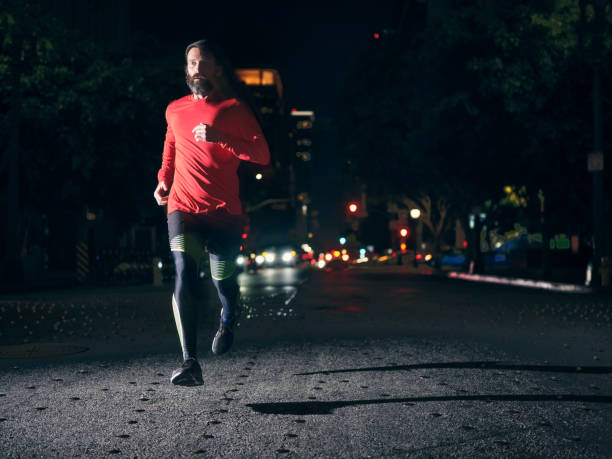 istock Nighttime Running in Downtown LA 1134950490