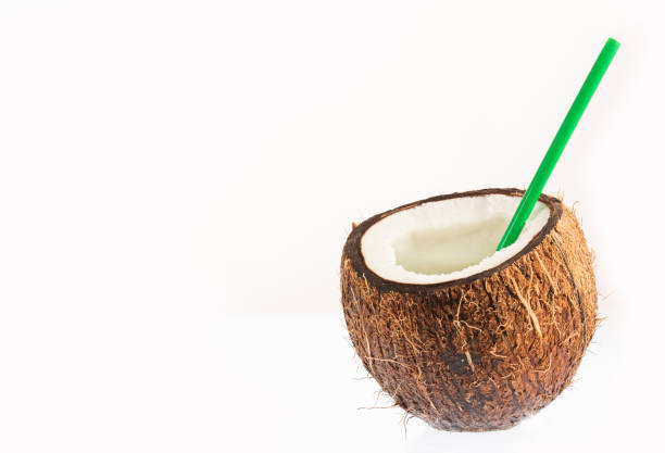 istock Fresh Organic Coconut Water - Cocos nucifera 1134950707