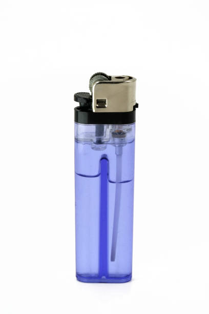 istock close up of purple lighter isolated on white background 1134974951