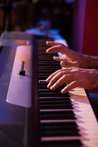 istock Recording song at music studio 1134980389