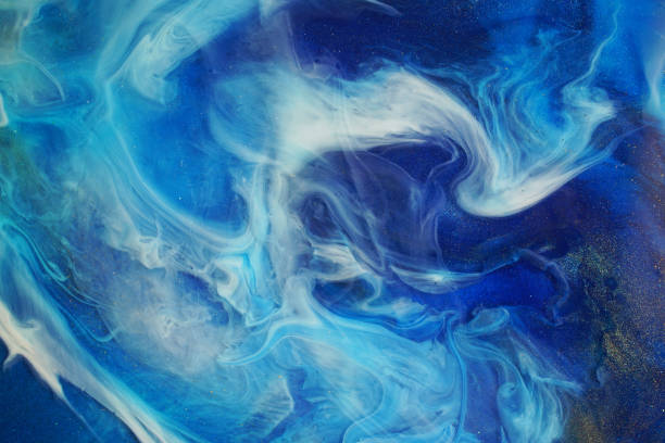 istock Part of original epoxy resin art 1134983951
