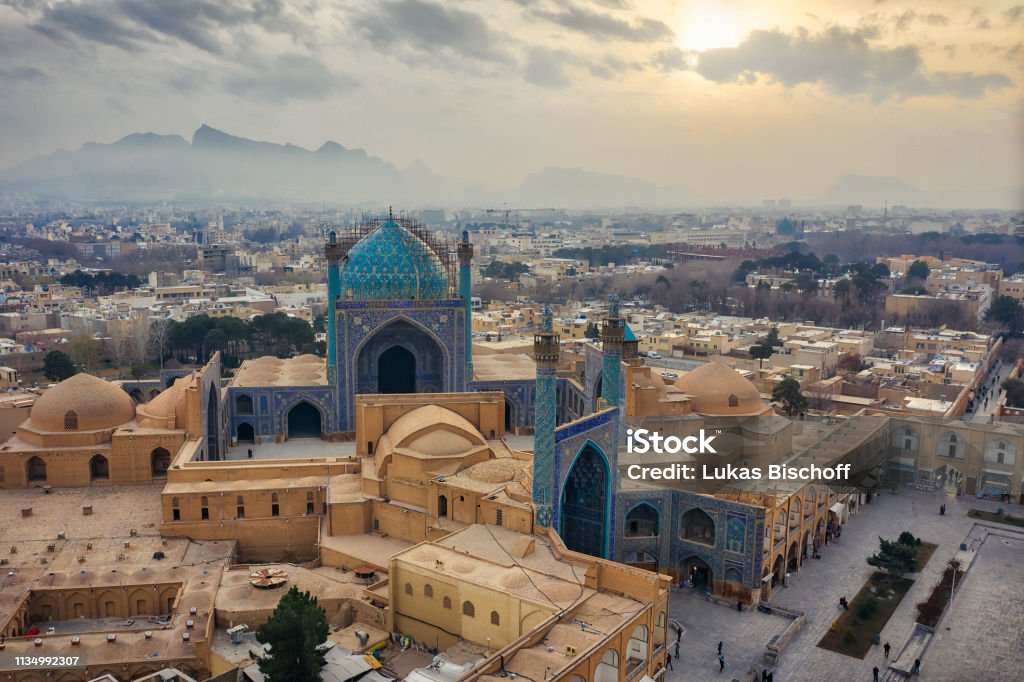 Naqsh-e Jahan Square in Isfahan, Iran, taken in Januray 2019 taken in hdr Iran Stock Photo