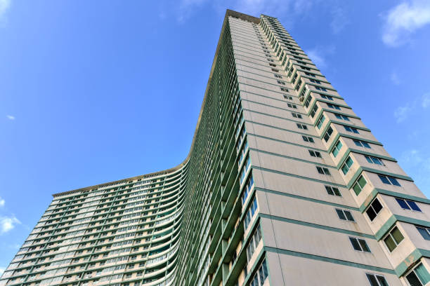 Havana, Cuba - Jan 15, 2017: Edificio FOCSA building in Havana, Cuba. The FOCSA building is 123m tall and is among the five tallest buildings in Cuba.