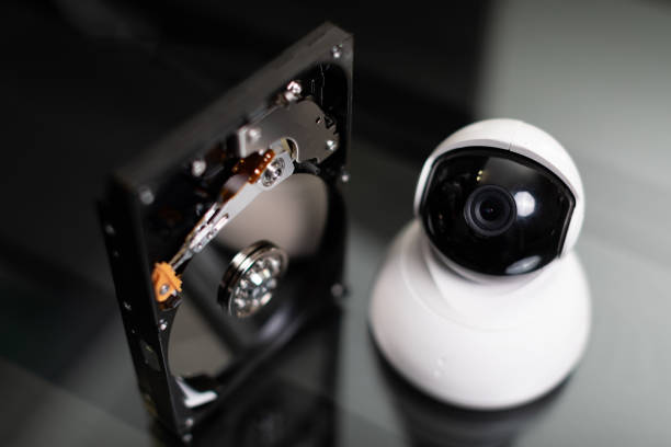 istock Winchester with webcam on a dark background 1134996954