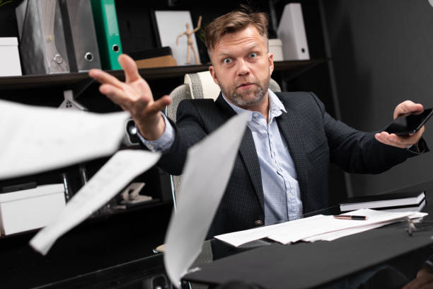 Free Stock Photo of Furious employer throws documents | Download Free ...