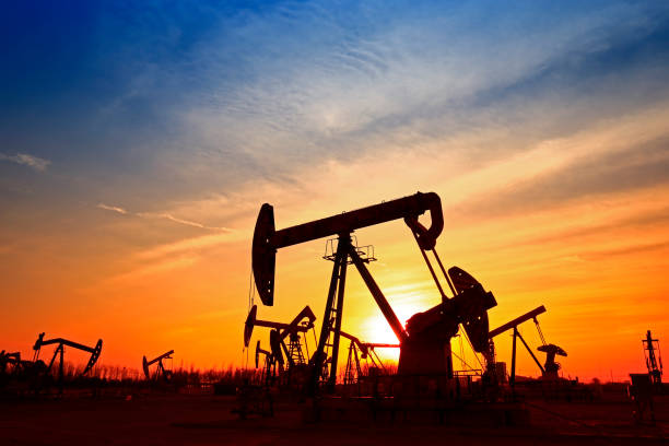 istock The oil pump, industrial equipment 1135009238