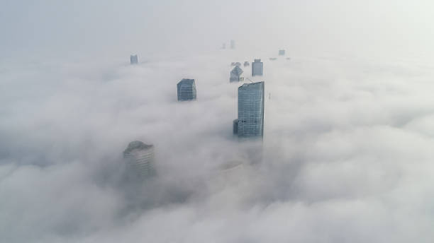 istock Advection Fog City Skyline, Changsha, China 1135012971