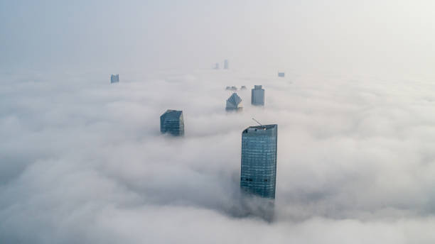 istock Advection Fog City Skyline, Changsha, China 1135012987