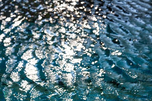 1449732139 istock Agua borrosa de la ondulaci�n en la piscina, fondo abstracto del Bokeh, reflexi�n del sol 1135027636