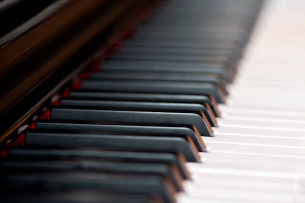 istock close-up of piano keys. close frontal view background 1135028480