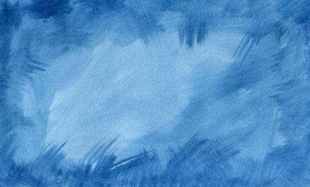 istock Blue Grunge Watercolor Painting Pattern Background 1135034083